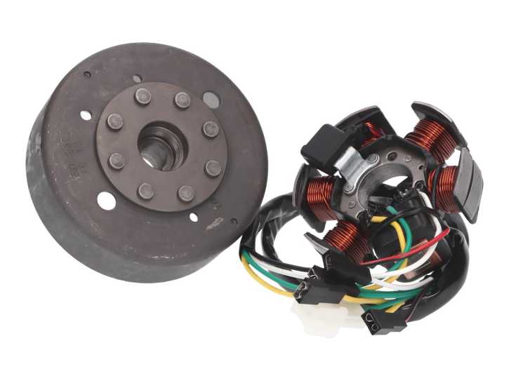 Lichtmaschine / Zündung inkl. Rotor für Derbi, Aprilia mit Ducati / Kokusan Zündung