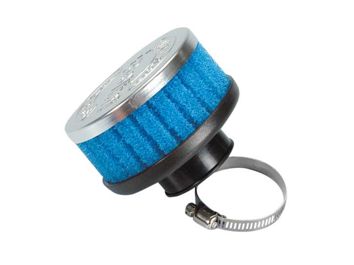 Luftfilter Polini Special Air Box Filter kurz 36mm gerade blau