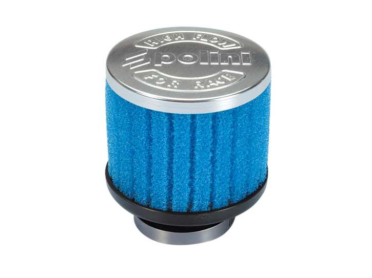 Luftfilter Polini Special Air Box Filter 39mm gerade blau