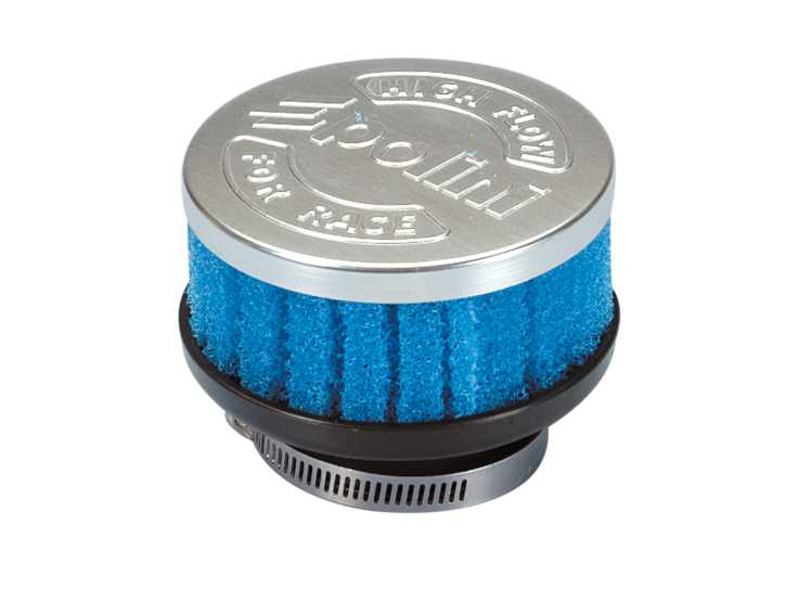 Luftfilter Polini Special Air Box Filter kurz 39mm gerade blau
