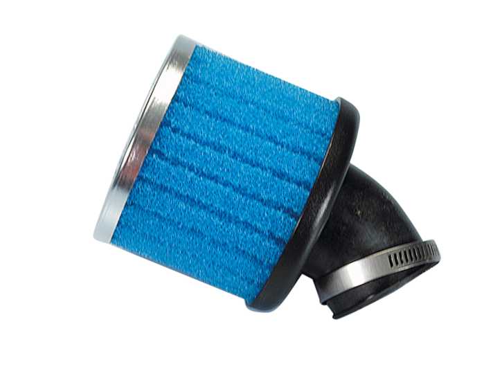 Luftfilter Polini Special Air Box Filter 36mm 30° blau