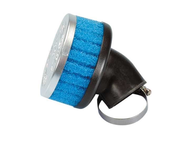 Luftfilter Polini Special Air Box Filter kurz 39mm 30° blau