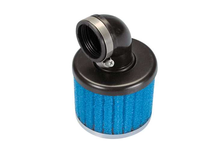 Luftfilter Polini Special Air Box Filter 34mm 90° blau