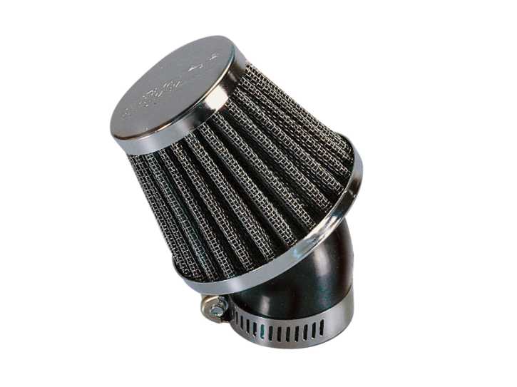 Luftfilter Polini Metal Air Filter 35mm 30° Chrom