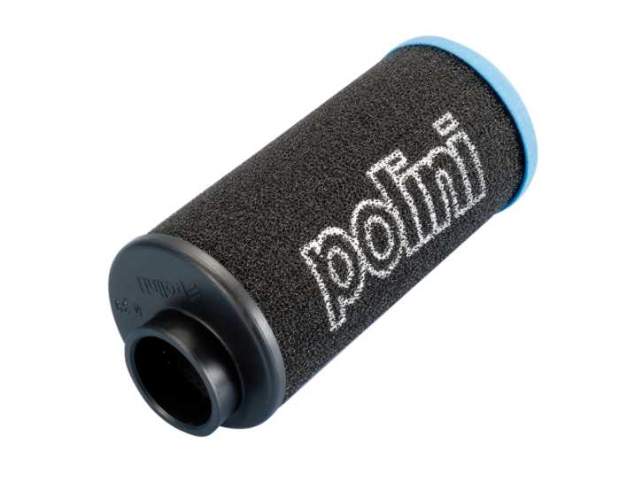 Luftfilter Polini Evolution 2 39mm gerade schwarz-blau