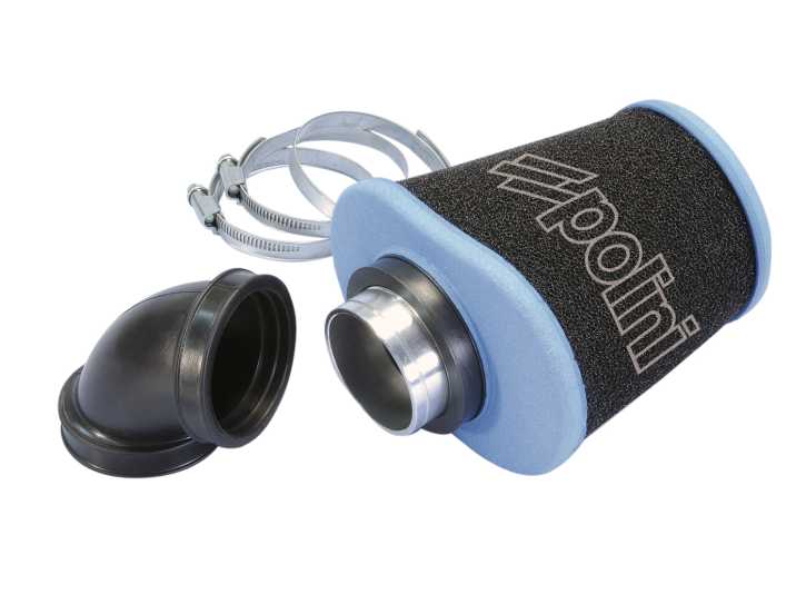 Luftfilter Polini Big Evolution 48, 55mm schwarz-blau