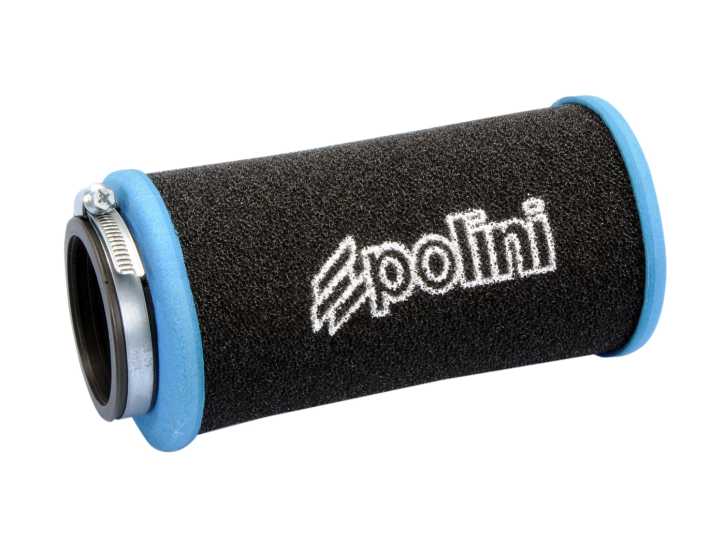 Luftfilter Polini Evolution 60mm gerade schwarz-blau