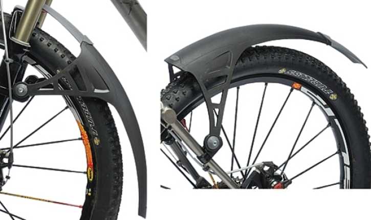 ZÉFAL Schutzblech für Fahrrad Rennrad MTB Spritzsschutz vorn Gabel oder hinten Sattelstreben