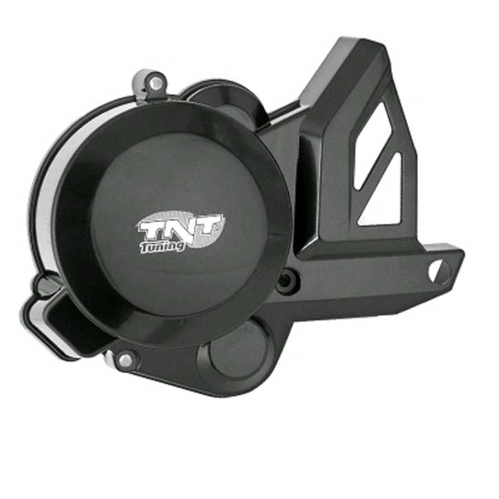 Lichtmaschinenabdeckung TNT Abdeckung Verkleidung in Schwarz für Derbi Piaggio D50B0