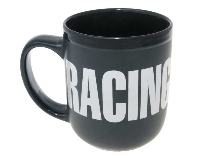 Kaffeebecher / Cheftasse Racing Planet schwarz 450ml