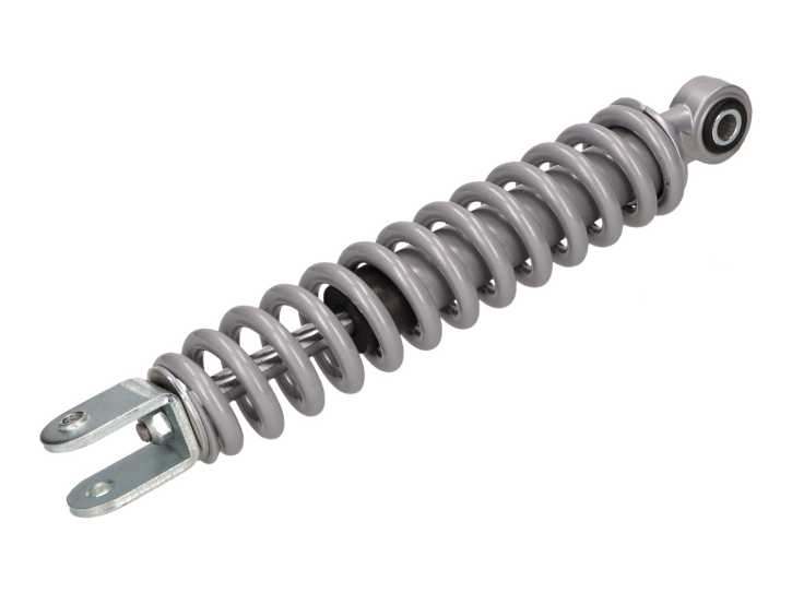 Stoßdämpfer hinten Carbone Standard 273mm silber für Yamaha Neos, MBK Ovetto