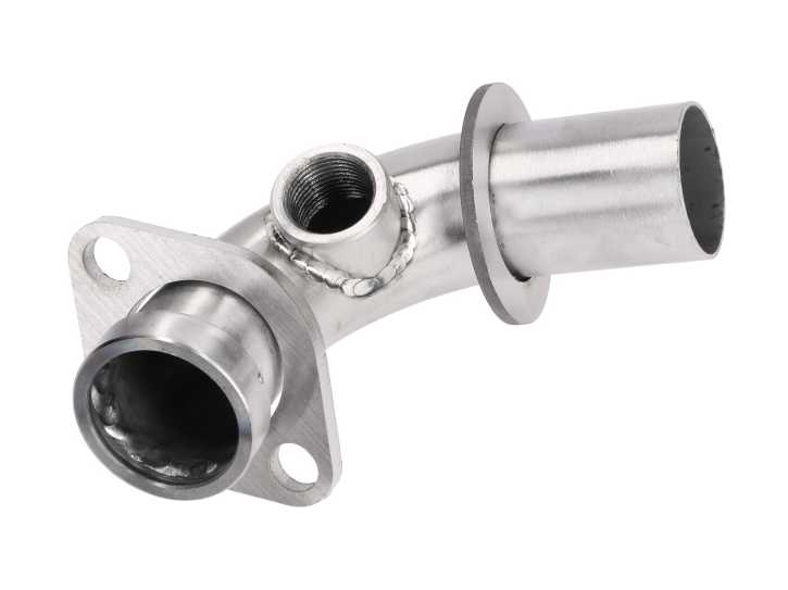 Auspuffkrümmer Edelstahl für Vespa GTS, GTV 125-300ccm