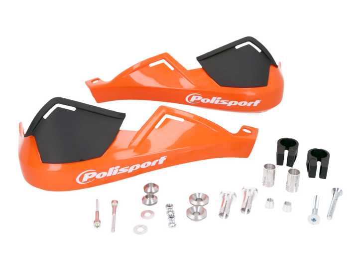 Handschützer Polisport Evolution Integral orange für Lenker mit 22mm Durchmesser
