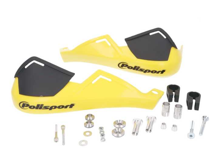 Handschützer Polisport Evolution Integral gelb für Lenker mit 22mm Durchmesser