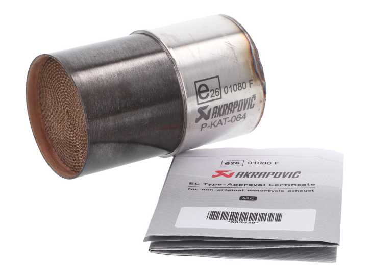 Katalysator Akrapovic Racing Line für Piaggio Liberty, Vespa Primavera, Sprint 125, 150ccm iGet Euro4