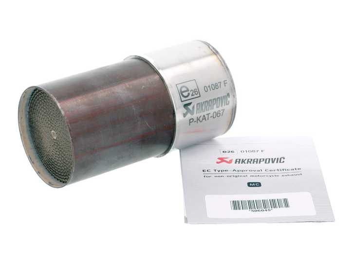 Katalysator Akrapovic Slip-On Line für Vespa GTS 125 iGet Euro4 2016-