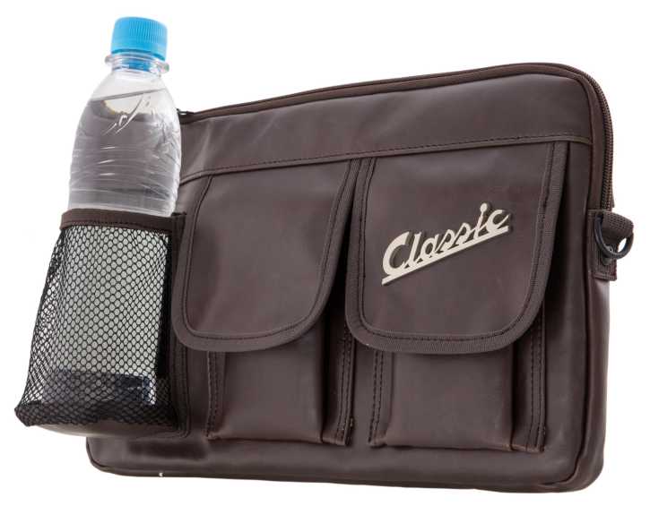 Tasche Classic Gepäckfach/Handschuhfach Vespa 360x210x30 mm Kunstleder braun