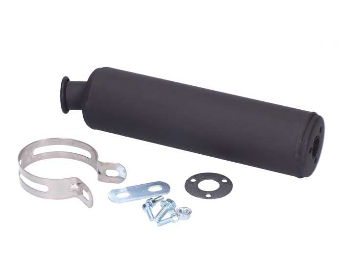 Endschalldämpfer ESD für Tecnigas O-Pro schwarz matt für Beta RR, Sherco SE-R 8435521107211