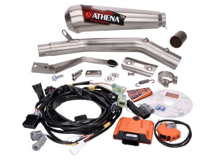 Auspuff Tuningkit Stage 1 ECU Athena für KTM Duke 125 11-12 Duke 125 ABS 13-16