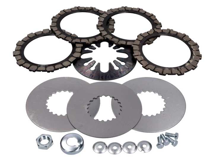 Kupplungsscheiben Set 18-teilig für Simson S51, S53, S70, S83, SR50, SR80, KR51/2, M531, M541, M741