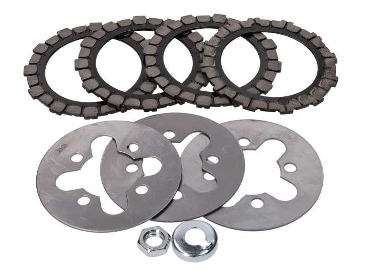 Kupplungsscheiben Set für Simson S50, SR4-1, SR4-2, SR4-3, SR4-4 KR50/1, Schwalbe, Star, Sperber, Spatz, Habicht