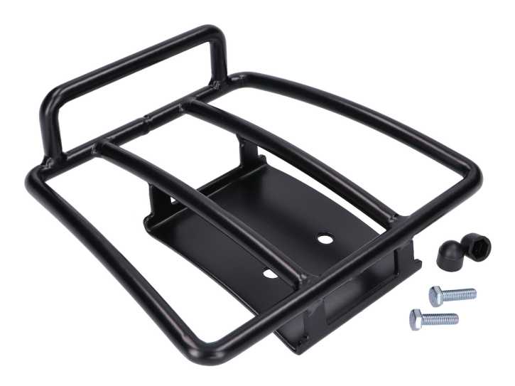 Gepäckträger Classic 70s schwarz für Vespa GTS 125-300ccm 2018-