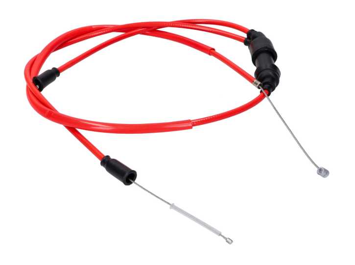 Gaszug komplett Doppler PTFE rot für Beta RR50 12-