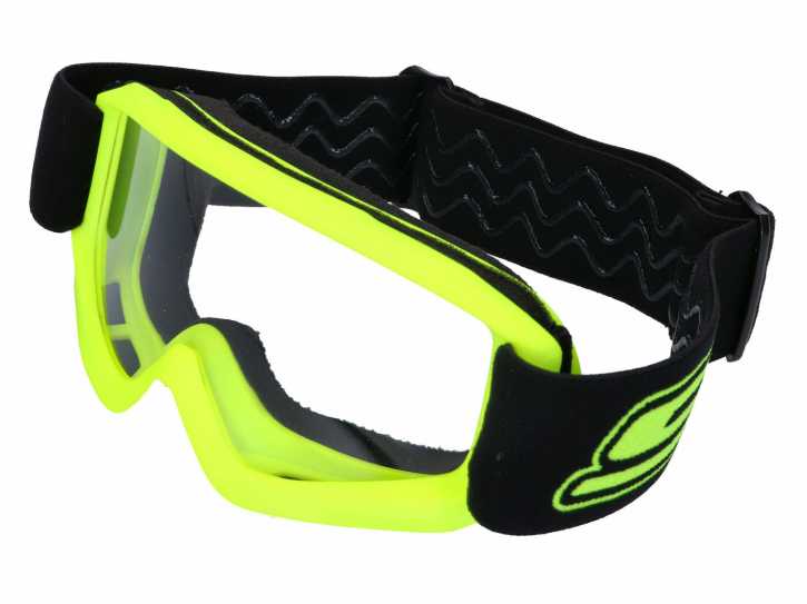 MX-Brille S-Line Kinder fluo-gelb - transparent