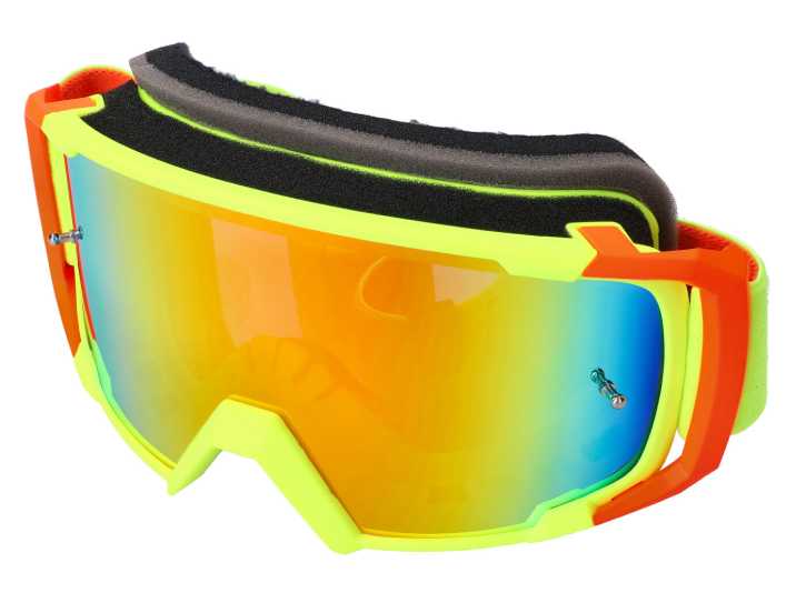 MX-Brille S-Line Scrub fluo-gelb / rot - Iridium gelb