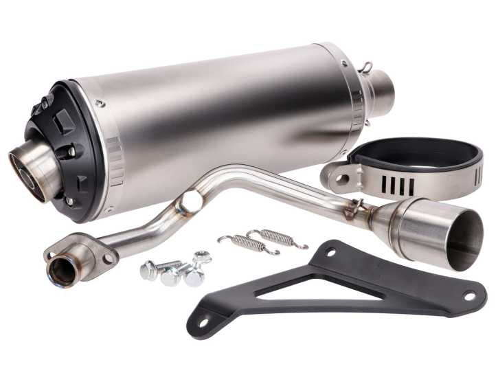 Auspuff Power1 Aluminium für Vespa Primavera, Sprint, Zip 4T 50 Euro4 18-