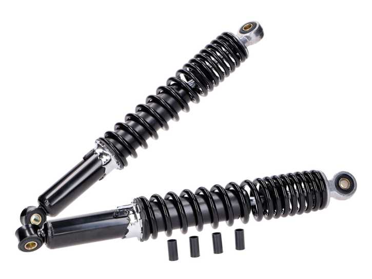 Stoßdämpfer Satz hinten 360mm schwarz