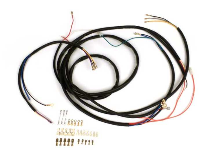 Kabelbaum Conversion (ohne Lichtschalter) BGM PRO, Vespa AC Umrüstung auf Elektronische Zündung Vespa Smallframe V50, 50N, PV125, ET3, Vespa Largeframe Sprint, Rally, TS, GT, GTR, GL, Super, GS160, SS180, VNA, VNB, VBA, VBB