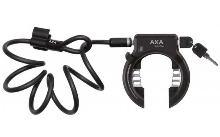 Ringschloß Axa Solid Plus + Newton PL150 Plug-In-Kabel (blister)