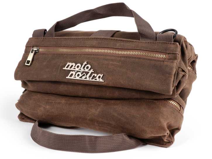 Werkzeugtasche ohne Werkzeug Moto Nostra Vespa VNB, VBB, Rally, Sprint, PX, PK, Lambretta, GTS, Sprint, Primavera, LX, S, ET4 universal Braun