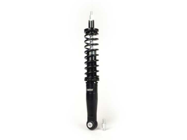 Stoßdämpfer hinten BGM PRO SC/R1 SPORT, 385mm Vespa Wideframe VM1, VM2, VN1, VN2, VB1, VL1, VL2, VL3, GS150 schwarz