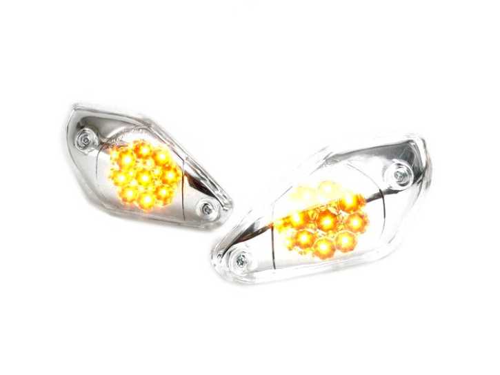 Blinker Set vorne BGM Original 2er Set LED Yamaha Aerox (YQ50/L, 2-Takt), MBK Nitro (YQ50/L, 2-Takt) Orange