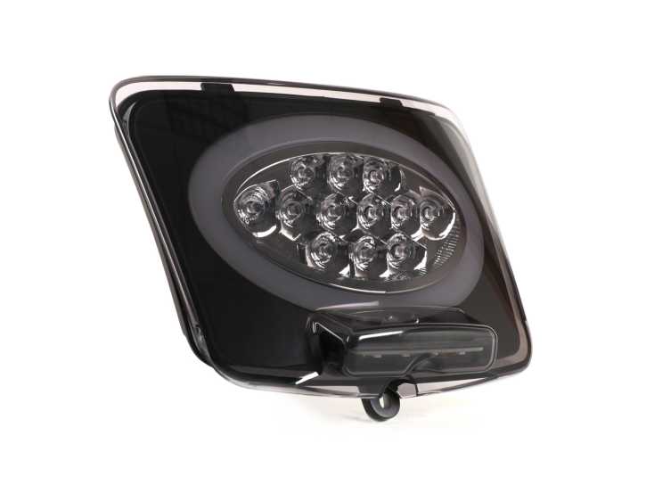 Rücklicht Moto Nostra LED, SLIMSTYLE Vespa GTS 125-300, GTV (2014-2018, Facelift) schwarz