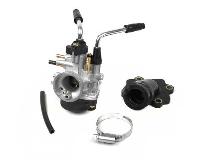 Vergaserkit BGM Pro 17,5mm PHBN Minarelli 50ccm 2-Takt (horizontal, manueller Choke)