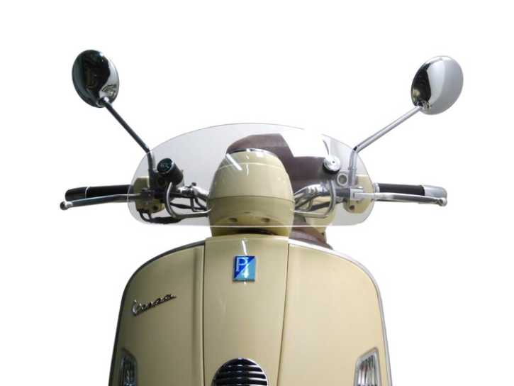 Windschutzscheibe Moto Nostra b=435mm, h=195mm Vespa GTV, GT 60 transparent farblos