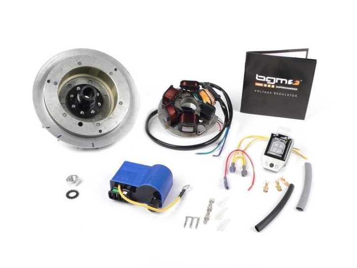 Zündung-Set BGM Original 12V elektronisch Vespa V50, 50N, V90, PV, ET3, PK S
