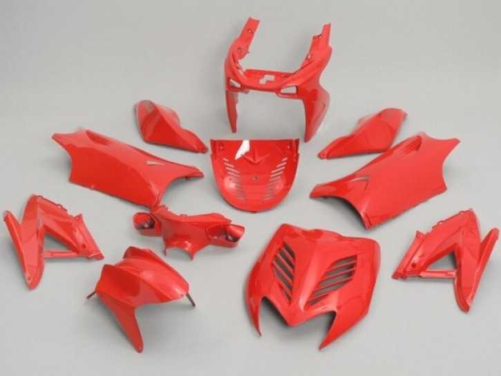 Verkleidungskit 11-teilig rot für Yamaha Aerox, MBK Nitro 50ccm, 100ccm 2-Takt