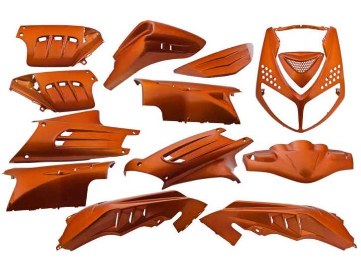 Verkleidungskit EDGE 13-teilig orange metallic für Peugeot Speedfight 2