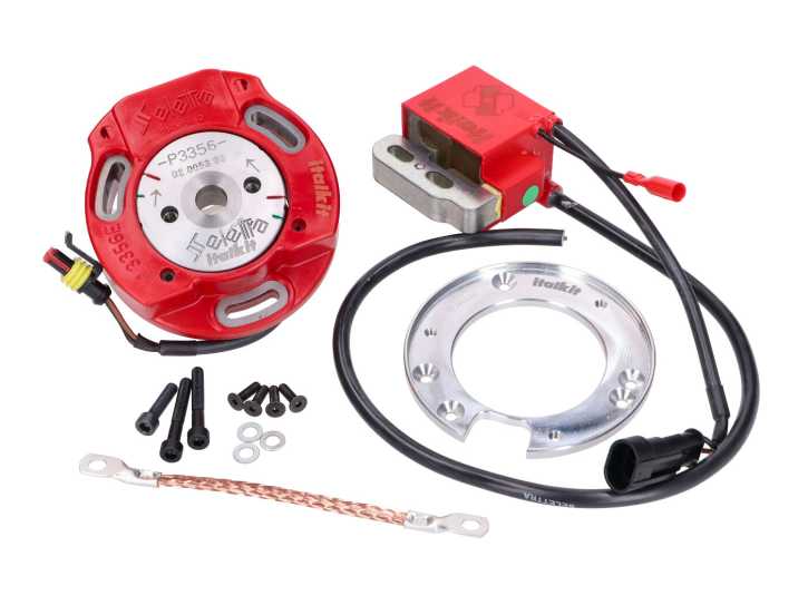 Innenrotor Zündung Italkit Selettra analog für Minarelli AM6 2-Takt Euro1, Euro2, Euro3