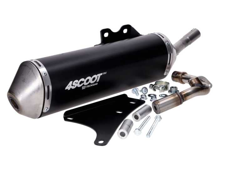 Auspuff Tecnigas 4Scoot TRE für Vespa Primavera / Sprint, Piaggio Liberty / Zip 50 iget E4 / E5