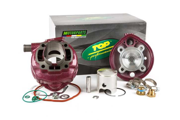 Zylinder Top Performances Due Plus 70cc Minarelli liegend LC für Yamaha Aerox