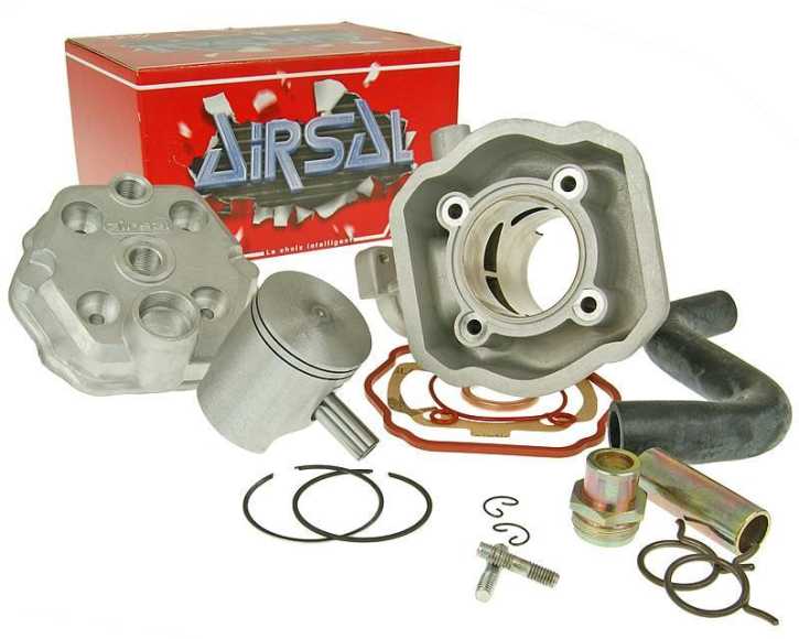 Zylinderkit Airsal Tech-Piston 69,5ccm 47,6mm für Peugeot stehend LC