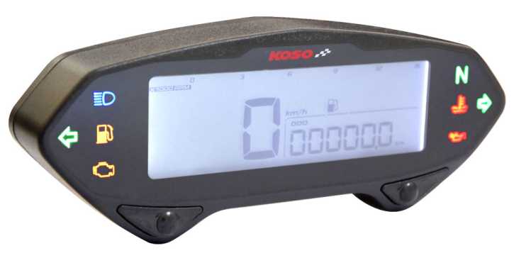Tachometer Drehzahlmesser Koso DB-01RN Multifunktions  mit E-Prüfzeichen ABE Uni