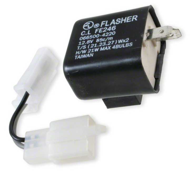 Blinkerrelais LED Relais 2-PIN Flasher lastunabhängige elektronische Blinkrelais