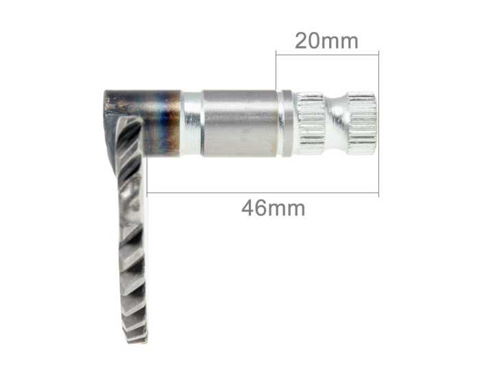 Kickstarterwelle 46mm / 20mm für GY6 50ccm, 139QMB
