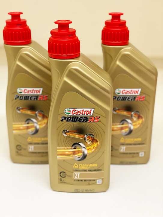 3x Öl 2T Castrol Power RS Vollsynthetisch Motoröl Vollsynthetik zweitakt 3 Liter